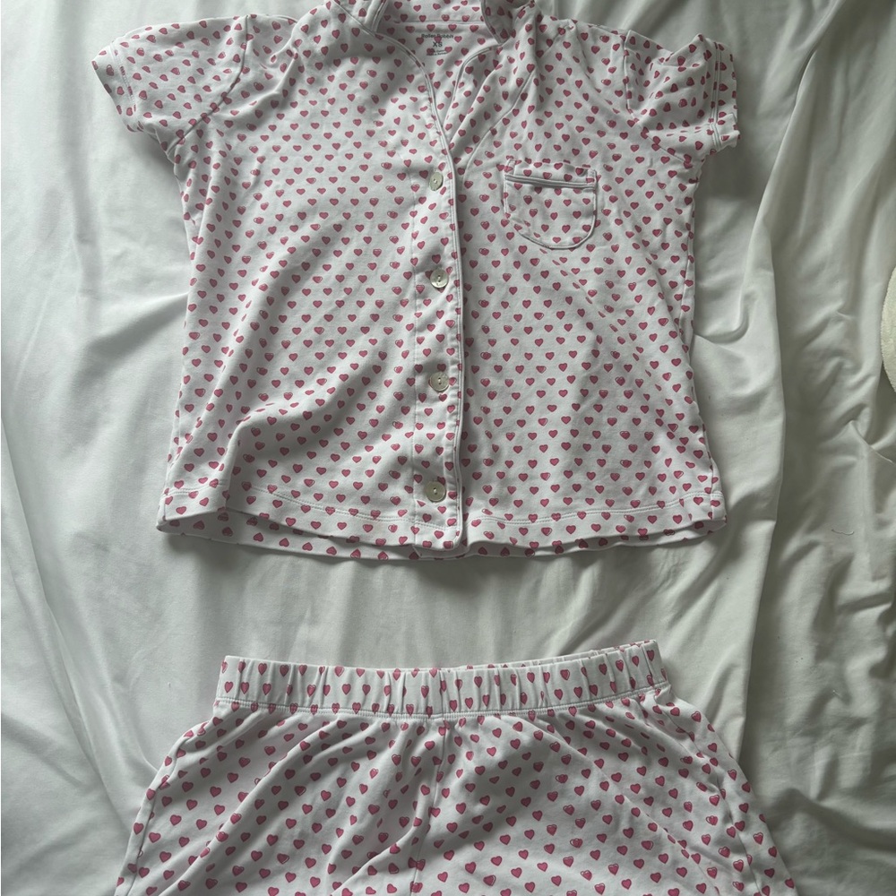 Roller Rabbit Heart Polo Pajamas